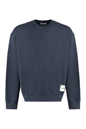 Cotton crew-neck sweatshirt-0